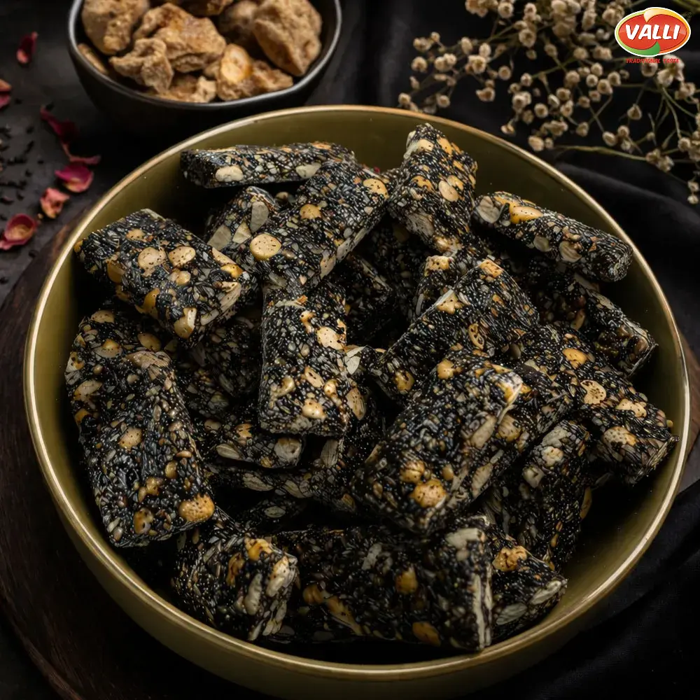 Black Sesame Chikki Bites