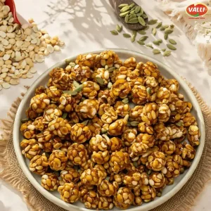 Cardamom Peanut Chikki Balls